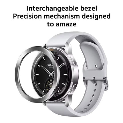 S3 Smartwatch - AMOLED Display - Fitness Sport Activity Tracker iOS Android - Zwart