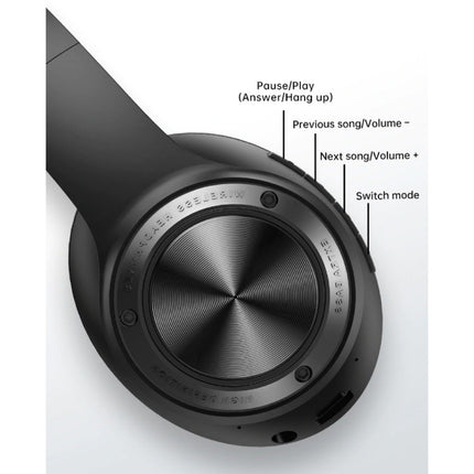 Draadloze Gaming Koptelefoon met Microfoon - Bluetooth 5.0 Headphones Headset Zwart