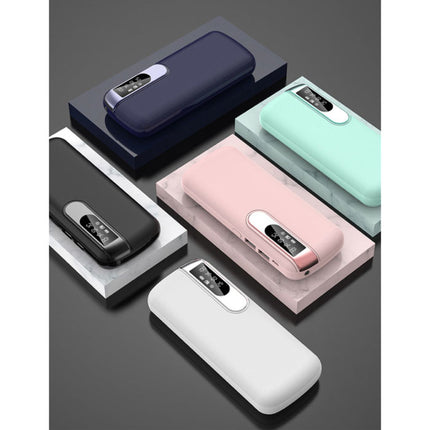 Powerbank 50.000mAh Dual 2x USB Poort  - LED Display en Zaklamp - Externe Noodaccu Batterij Oplader Charger Wit