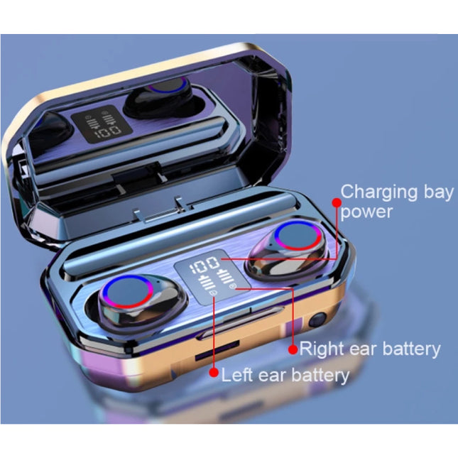 TWS Draadloze Oortjes - 2200mAh Powerbank Smart Touch Control Bluetooth 5.0 Ear Wireless Buds Earphones Earbuds Oortelefoon 