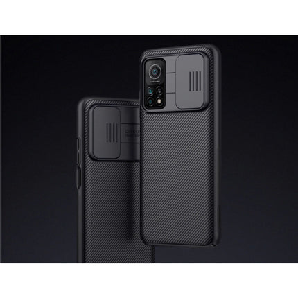 Xiaomi Mi 10T Lite CamShield Hoesje  met Camera Slider - Shockproof Case Cover Cas TPU Zwart