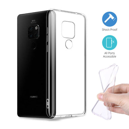 Huawei Mate 20 X Transparant Clear Case Cover Silicone TPU Hoesje 