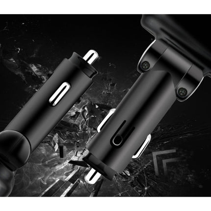 2-Weg Sigarettenaansteker Splitser Plug met 2 USB Poorten 45W / 3.1A - Verdeelstekker Autolader Splitter Dual Port Carcharger - Wit