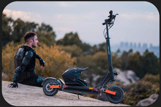 S8-S-Z Vouwbare Elektrische Scooter - Off-Road Smart E Step - 600W - 25 km/u - Zwart