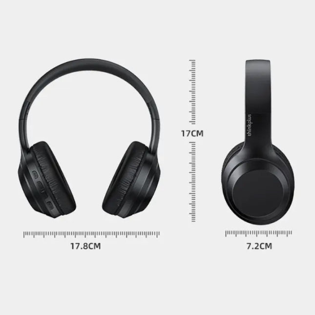 ThinkPlus TH10 Draadloze Koptelefoon met Microfoon - Bluetooth 5.0 Headset Beige