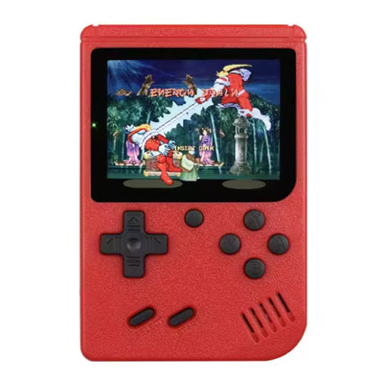 400 in 1 Retro Video Game Console met P2 Gamepad - Mini Draagbaar - Rood