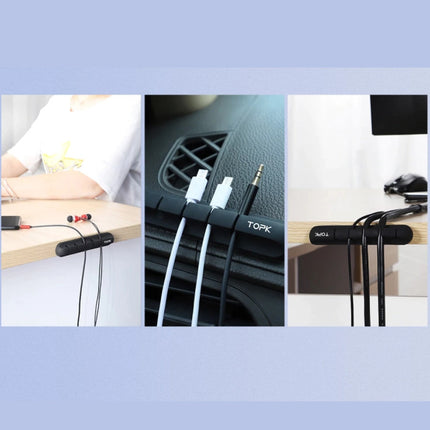 2-Pack Zelfklevende Kabelclips - 5 Clips Kabelbinder Kabelklemmen Kabel Houder Organisatie Cable Organiser