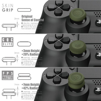 6 Thumb Grips voor PlayStation 4 en 5 - Antislip Controller Caps PS4/PS5 - Zwart