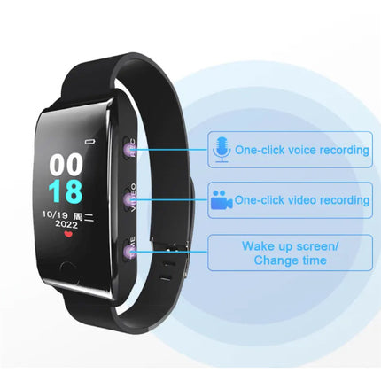 Security Camera Horloge Smartband DVR Camera - 1080p - 8 GB Ingebouwd Geheugen