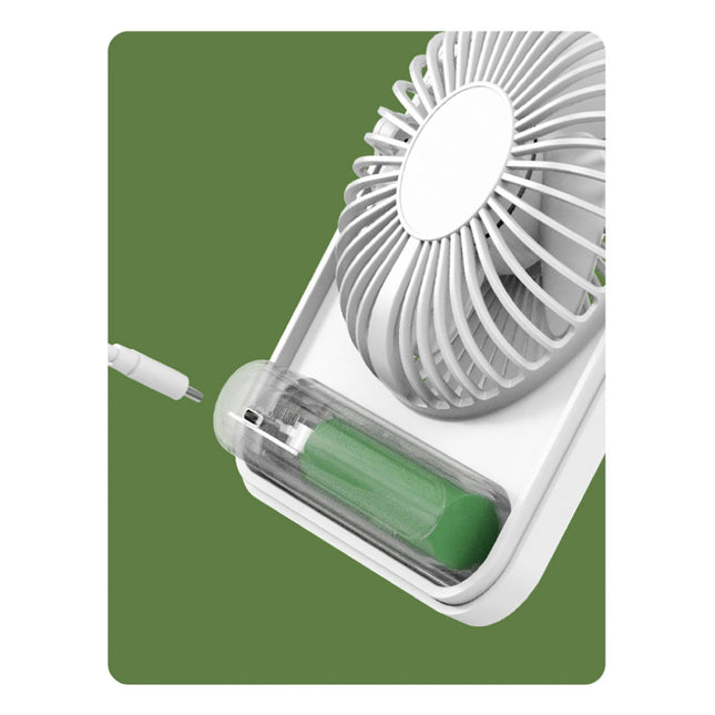F10 Mini Ventilator - 5 Standen - Draagbare Fan USB Oplaadbaar - Zwart