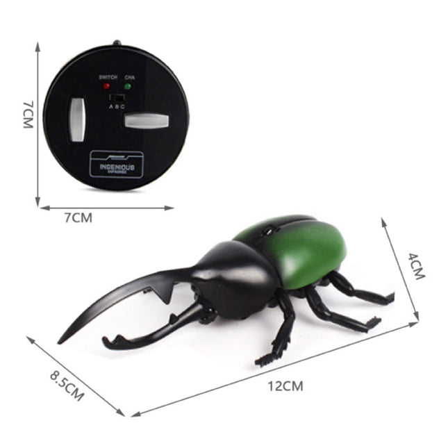 Robot Kever met IR Afstandsbediening - RC Speelgoed Bestuurbaar Insect Groen