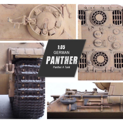 1:35 Schaalmodel Panzer Tank Bouwkit - Panzerkampfwagen Duitse Panther Leger Model 