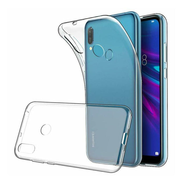 Huawei Y6 2019 Transparant Clear Case Cover Silicone TPU Hoesje 