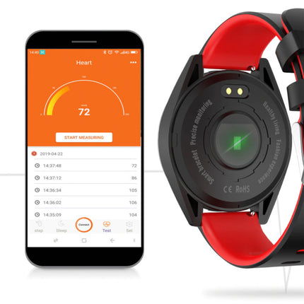 Sports Smartwatch Fitness Sport Activity Tracker Smartphone Horloge iOS Android iPhone Samsung Huawei Paars