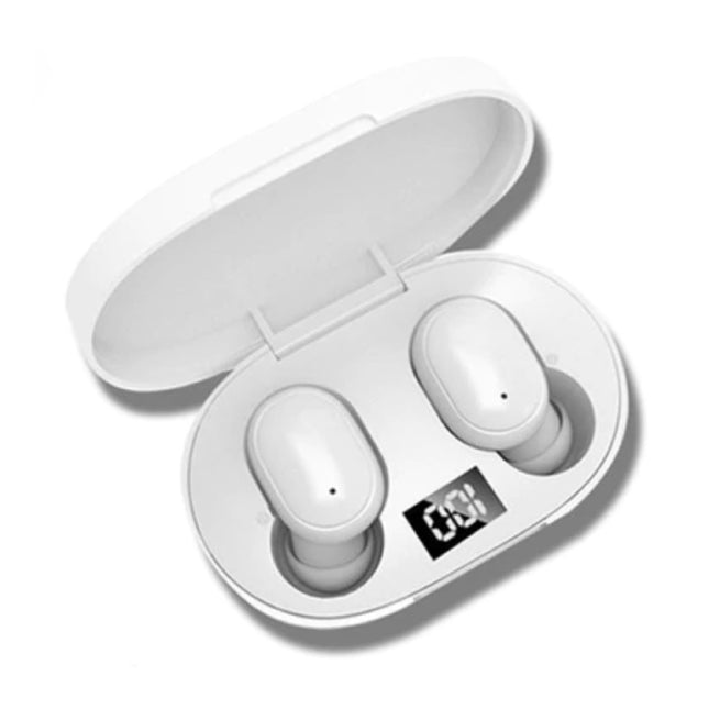 E6S Draadloze Oortjes - Touch Control Oordopjes TWS Bluetooth 5.0 Earphones Earbuds Oortelefoon Wit
