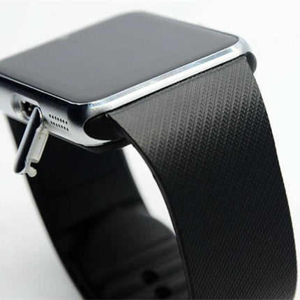 Originele GT08 Smartwatch Smartphone Fitness Sport Activity Tracker Horloge OLED Android iOS iPhone Samsung Huawei Zilver