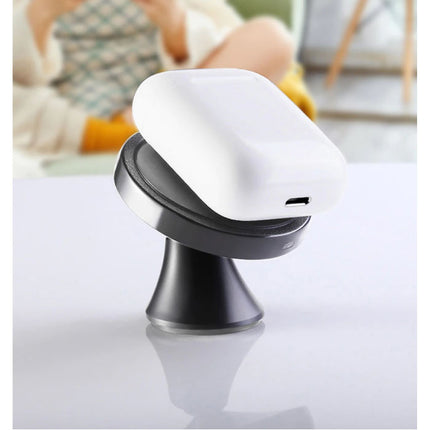 Qi Draadloze Autolader 10W - Dashboard Standaard Oplader Universeel Wireless Car Stand Opladen Pad Zwart