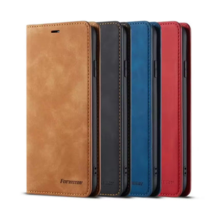 iPhone 16 Wallet Flip Case - Portefeuille Cover PU Leer Hoesje - Blauw