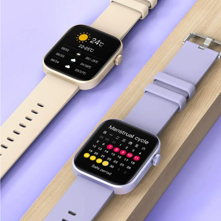 P71 Smartwatch - Siliconen Bandje - Fitness Sport Activity Tracker Horloge Zwart