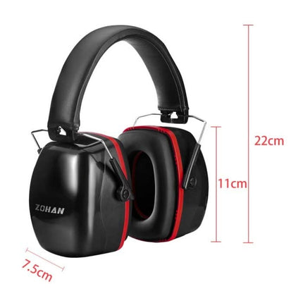Geluidswerende Veiligheidsoorkappen Earmuffs - 28dB NRR / Geluid Isolatie / Verstelbaar / Drop-Proof Behuizing  - Oranje