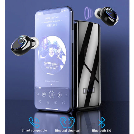 Draadloze Oortjes met Powerbank Oplaaddoosje 10.000mAh - True Touch Control TWS Bluetooth 5.0 Oordopjes Earphones Earbuds Oortelefoon 