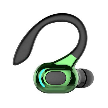 Draadloze Headset - Oorhaak Oordopje met Touch Control - TWS Oortje Bluetooth 5.2 Wireless Bud Headphone Oortelefoon Groen