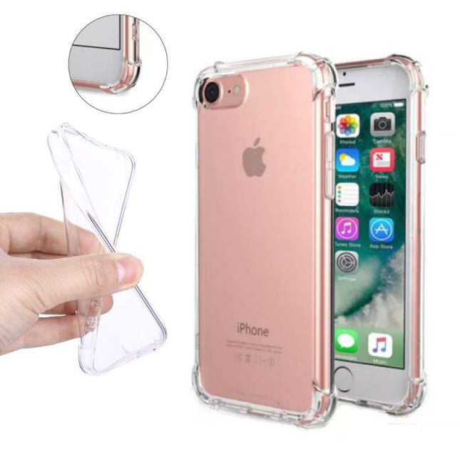 iPhone 7 Transparant Clear Bumper Case Cover Silicone TPU Hoesje Anti-Shock 