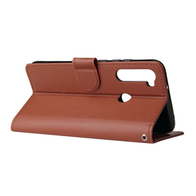 Xiaomi Redmi 6A Leren Flip Case Portefeuille - PU Leer Wallet Cover Cas Hoesje Bruin