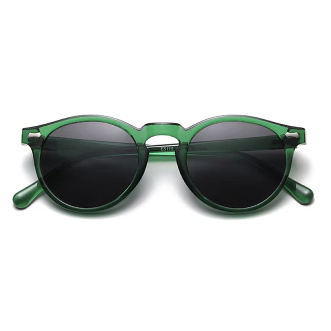 Vintage Zonnebril voor Dames - UV400 Gepolariseerde Bril Shades Brillen - Groen