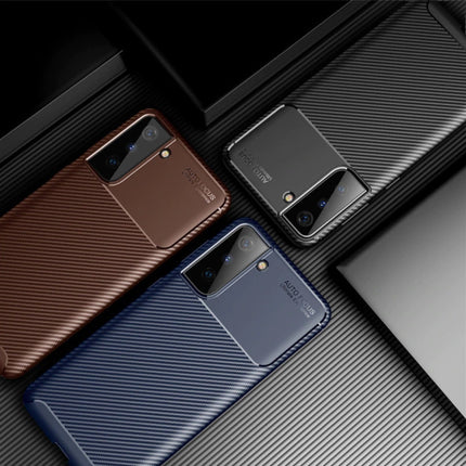 Samsung Galaxy S21 Plus Hoesje - Shockproof Case Siliconen Rubber Cover Zwart