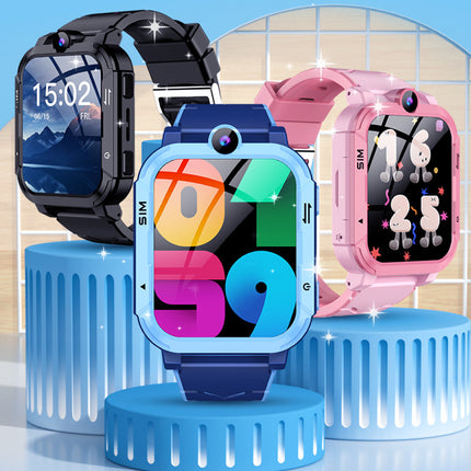 Z20 Kids Smartwatch - GPS Tracker - Video-oproep - SOS - Voor Kinderen Smartband Horloge - Blauw