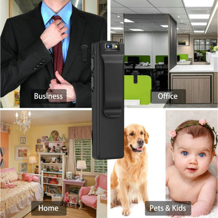 Mini Security Camera met Fill Light - 1080p HD Camcorder Motion Detector Alarm Zwart
