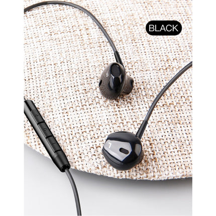 Encok H06 Oortjes met Microfoon en Volume Controls - 3.5mm AUX Oordopjes Wired Earphones Oortelefoon Zwart