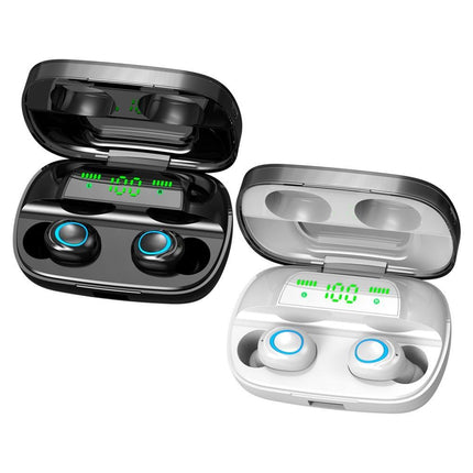S11 TWS Draadloze Smart Touch Control Oortjes Bluetooth 5.0 Ear Wireless Buds Earphones Earbuds 3500mAh Powerbank Oortelefoon Wit