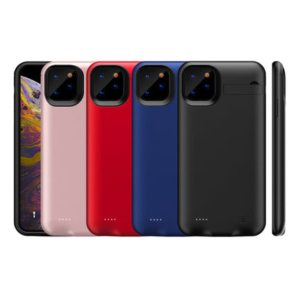 iPhone 11 Pro Max Powercase 6200mAh Powerbank Hoesje Oplader Batterij Cover Case Zwart