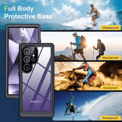 Samsung Galaxy Note 20 Ultra Waterdicht Hoesje - Full Body Heavy Duty Shockproof 360° Cover - Zwart