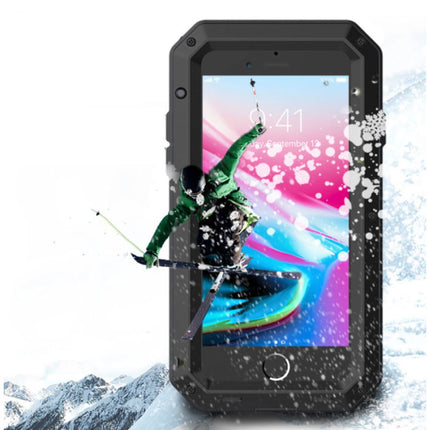 iPhone 5 360°  Full Body Case Tank Hoesje + Screenprotector - Shockproof Cover Wit
