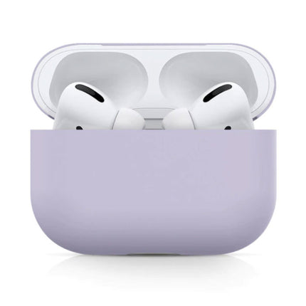 Flexibel Hoesje voor AirPods Pro - Silicone Skin AirPod Case Cover Soepel - Paars