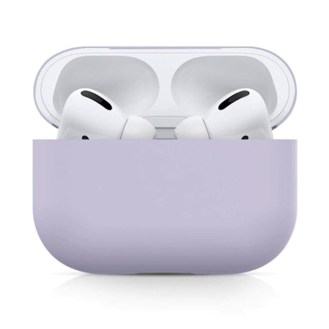 Flexibel Hoesje voor AirPods Pro - Silicone Skin AirPod Case Cover Soepel - Paars