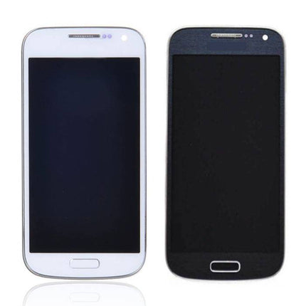 Samsung Galaxy S4 Mini Scherm (Touchscreen + AMOLED + Onderdelen) A+ Kwaliteit - Blauw/Wit 