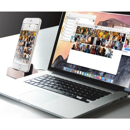 5W Oplader Standaard voor USB-C - Telefoon Houder Fast Charging Roze