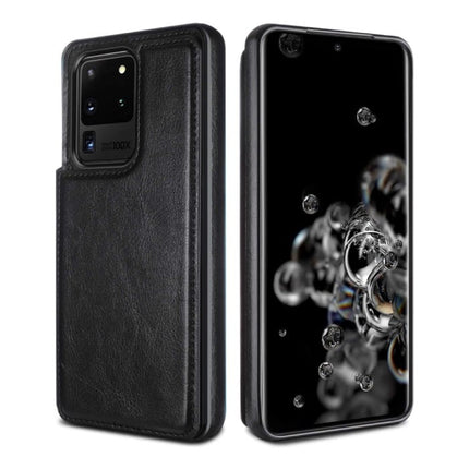 Samsung Galaxy S7 Retro Leren Flip Case Portefeuille - Wallet PU Leer Cover Cas Hoesje Bruin