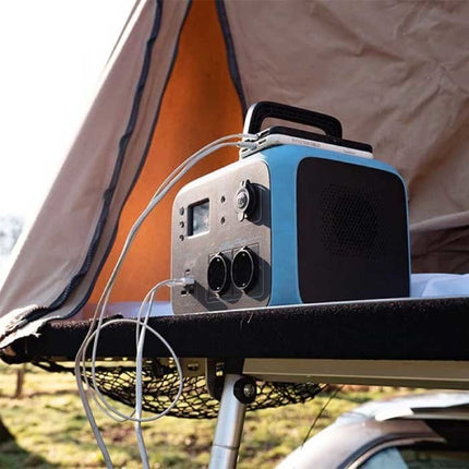 500Wh/300W Oplaadstation - AC/DC Generator Solar Batterij Oplader Zwart