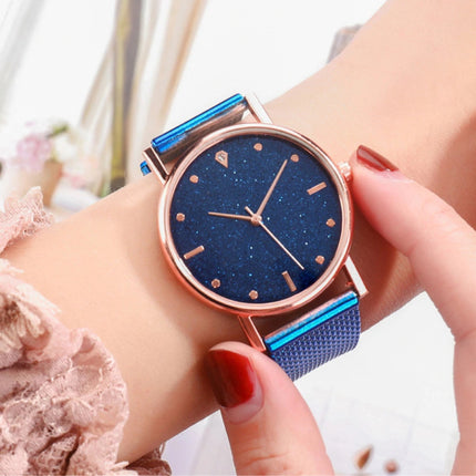Horloge Kwarts Dames - Luxe Anoloog Uurwerk voor Vrouwen Zwart