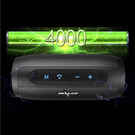 Zealot S16 Bluetooth 4.2 Soundbox Draadloze Luidspreker Externe Powerbank Wireless Speaker Rood