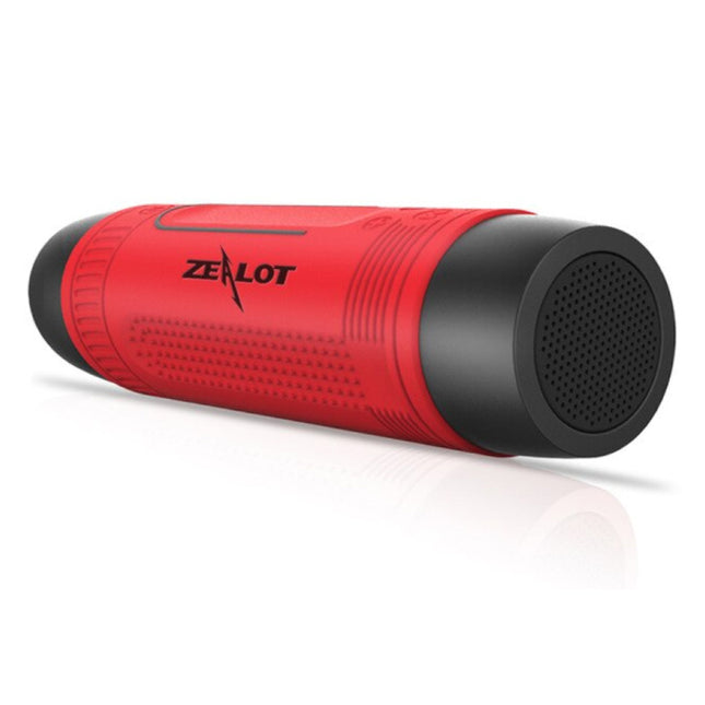 S1 Draadloze Luidspreker met Zaklamp voor Fiets - Soundbar Wireless Bluetooth 5.0 Speaker Box Rood