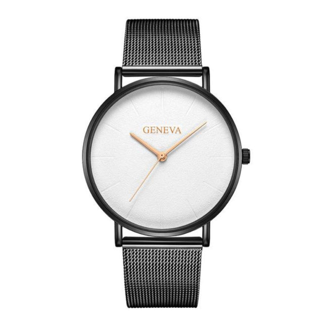 Luxe Dames Horloge - Anoloog Uurwerk Mesh Bandje voor Vrouwen