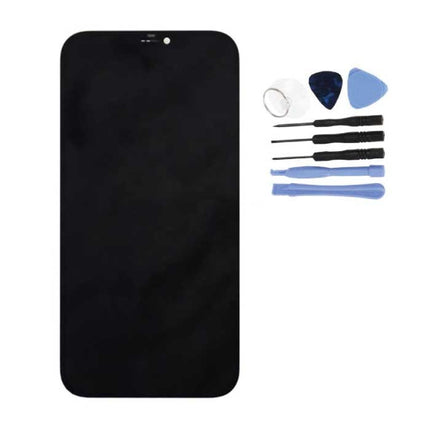 iPhone 12 Pro Max Scherm (Touchscreen + OLED + Onderdelen) AAA+ Kwaliteit - Zwart + Gereedschap