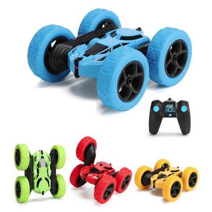 RC Auto met Afstandsbediening - Off Road Bestuurbaar Speelgoed Dubbelzijdige Wagen Radiografisch Blauw