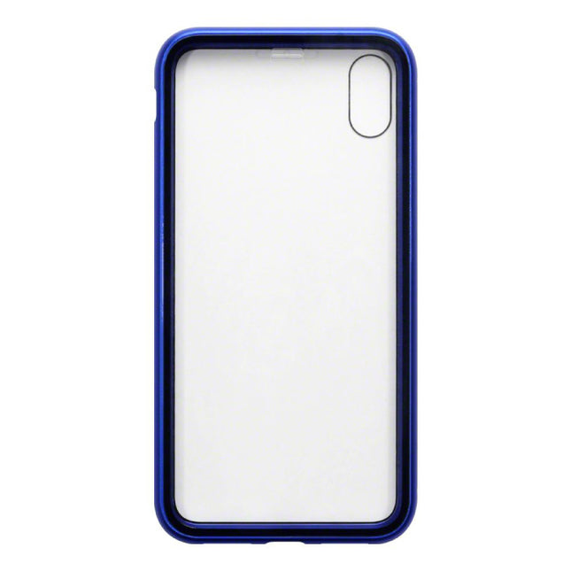 iPhone 6 Magnetisch 360° Hoesje met Tempered Glass - Full Body Cover Hoesje + Screenprotector Blauw